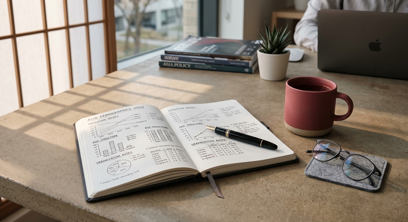 Scholarly Research workspace desk layout